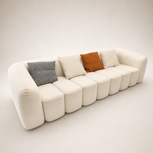 Piano Key Sectional Sofa