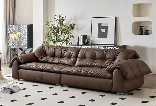 Elephant Ear Leahter Sofa
