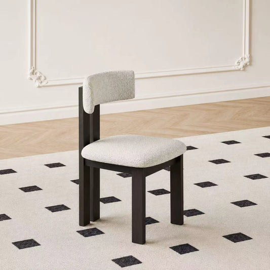 Mid-Century Dining Chairs with Solid Wood Legs (set of 2)