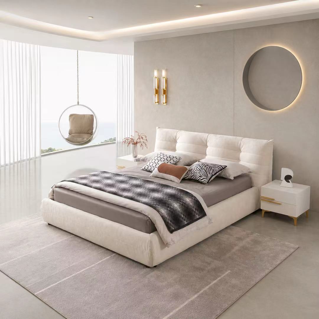 Suede Upholstered CaterBed