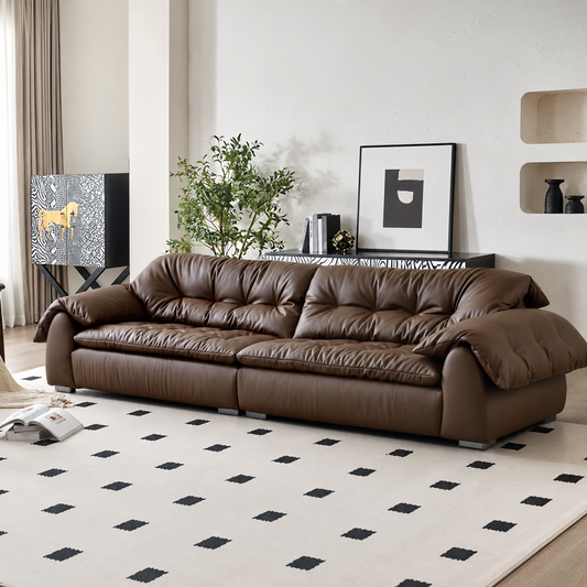 Elephant Ear Leather Sofa
