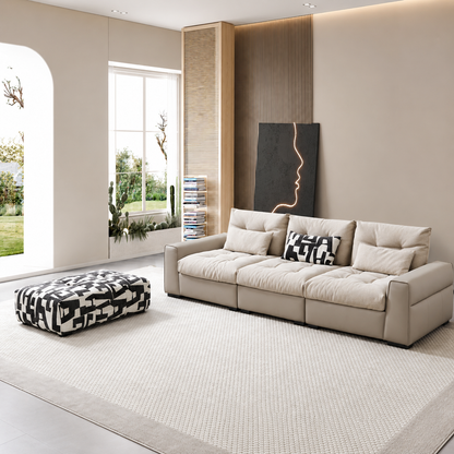 Sectional Sofa with Adjustable Backrest