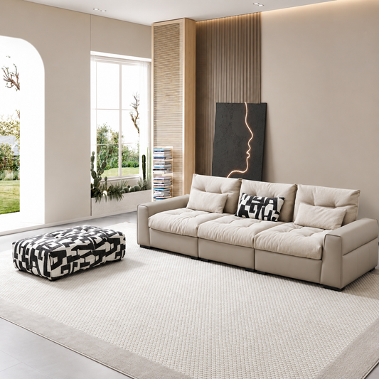 Sectional Sofa with Adjustable Backrest