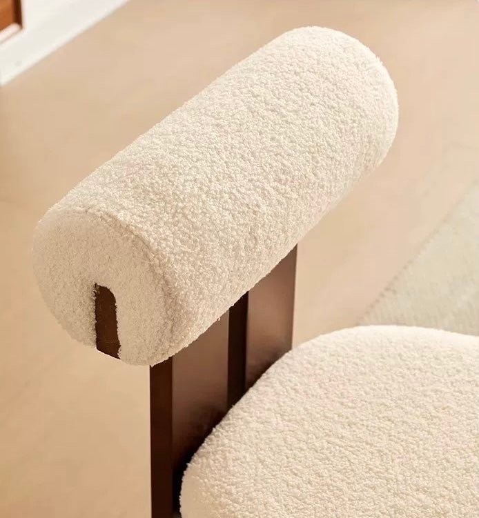 Solid Wood Sculpted Leg Dining Chairs (set of 2)