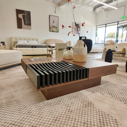 Harmony Solid Wood Square Coffee Table