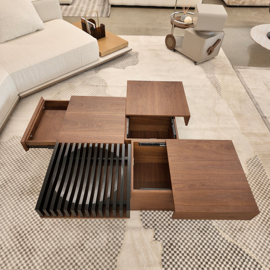 Harmony Solid Wood Square Coffee Table