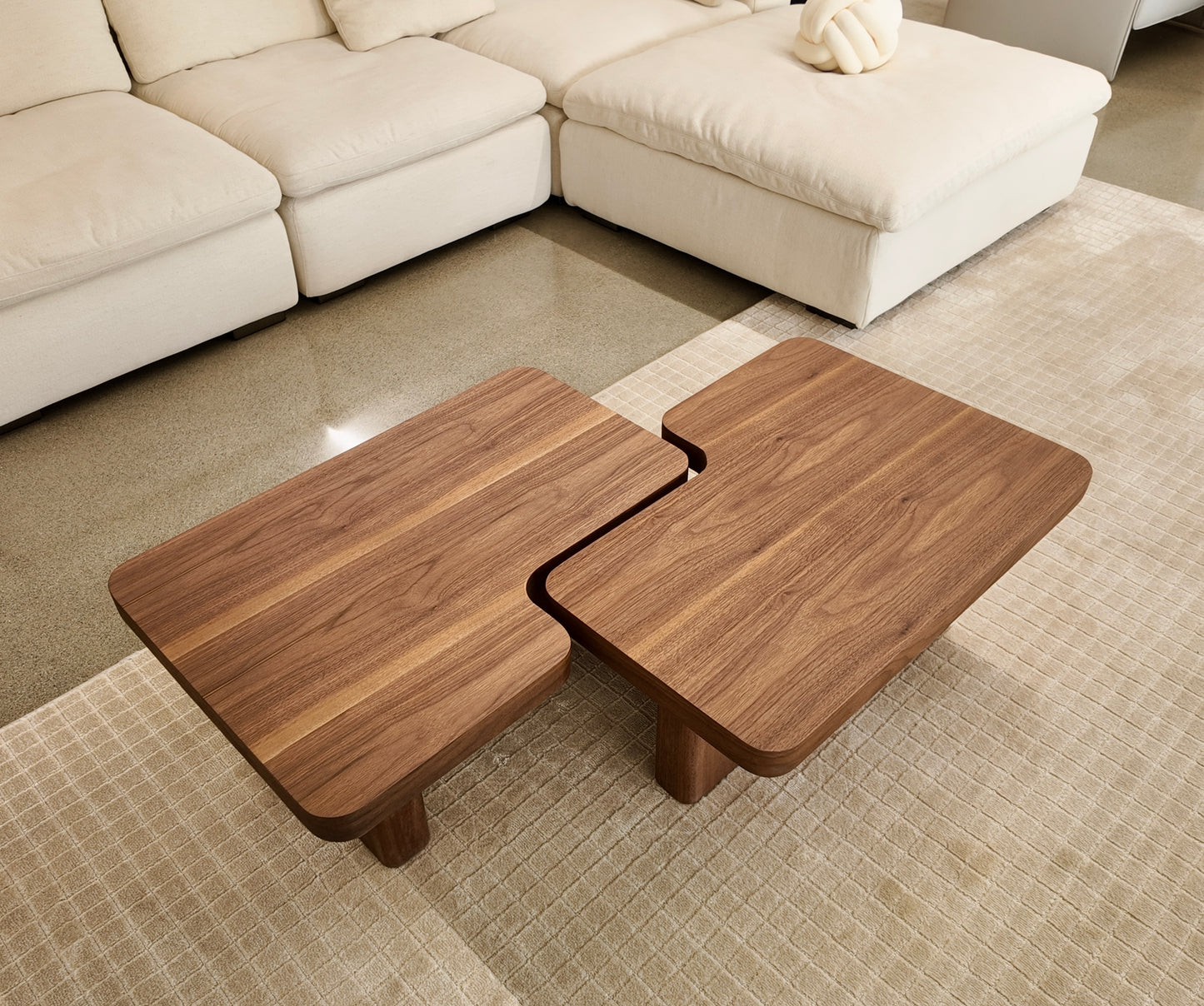 Solid Wood Nesting Coffee Table