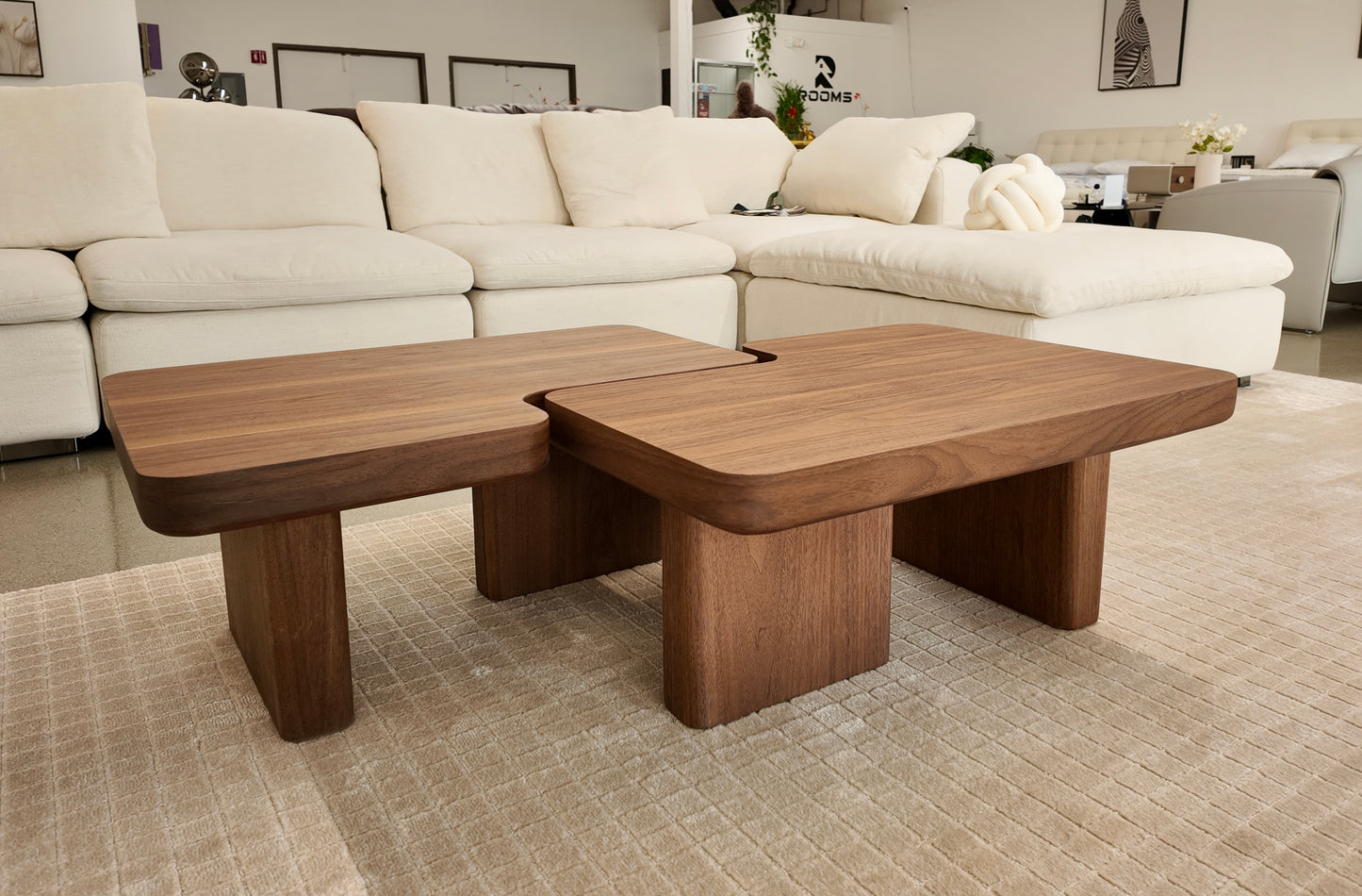 Solid Wood Nesting Coffee Table